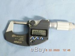 Mitutoyo 293-344-30 Digimatic Micrometer, Range 0-1/0-25.4 mm, IP65