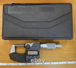 Mitutoyo 293-344 Digimatic Micrometer, 0-1/0-25mm Range. 00005/0.001mm