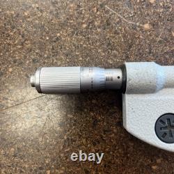 Mitutoyo 293-344 Digimatic Micrometer, 0-1/0-25mm Range. 00005/0.001mm L41