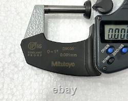 Mitutoyo 293-344 IP65 Electronic Coolant Proof Micrometer