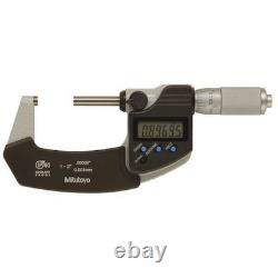 Mitutoyo 293-345-30Cal Mic, 1 To 2/25.4 To 50.8Mm, Ratchet, Nist, Case