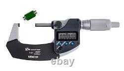 Mitutoyo 293-345-30 1 2/50mm Digimatic Micrometer RA Thimble. 00005, IP65