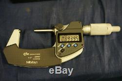 Mitutoyo 293-345-30 1-2 Digital Micrometer WithCase