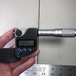 Mitutoyo 293-345 Electronic Outside Micrometer 1 to 2 Range IP65 withNew Battery