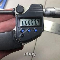 Mitutoyo 293-345 Electronic Outside Micrometer 1 to 2 Range IP65 withNew Battery
