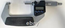 Mitutoyo 293-346-30 Digimatic Micrometer withSpherical Tapered Anvil/Spindle 2-3