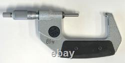 Mitutoyo 293-346-30 Digimatic Micrometer withSpherical Tapered Anvil/Spindle 2-3