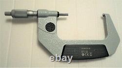 Mitutoyo 293-347-30, 3-4 Digital Micrometer, Ip65.00005, Ratchet Thimble