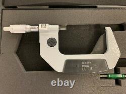 Mitutoyo 293-347-30 3 to 4'' IP65 Carbide Standard Digital Outside Micrometer