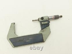 Mitutoyo 293-347-30 Digimatic Micrometer 3-4 Range. 00005 Ratchet Stop SPC Data