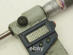 Mitutoyo 293-347-30 Digimatic Micrometer 3-4 Range. 00005 Ratchet Stop SPC Data