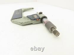 Mitutoyo 293-347-30 Digimatic Micrometer 3-4 Range. 00005 Ratchet Stop SPC Data