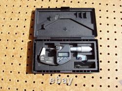 Mitutoyo 293-348 0-1 Digital Micrometer Ip65.0005 Grad Coolant Proof + Issue