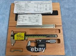 Mitutoyo 293-348-30 & 500-196-30 digital caliper & micrometer 0-6