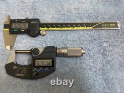 Mitutoyo 293-348-30 & 500-196-30 digital caliper & micrometer 0-6