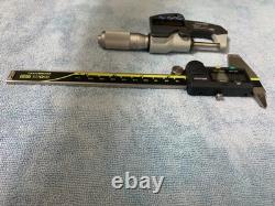 Mitutoyo 293-348-30 & 500-196-30 digital caliper & micrometer 0-6