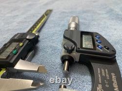 Mitutoyo 293-348-30 & 500-196-30 digital caliper & micrometer 0-6