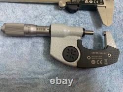 Mitutoyo 293-348-30 & 500-196-30 digital caliper & micrometer 0-6