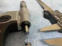 Mitutoyo 293-348-30 & 500-196-30 digital caliper & micrometer 0-6