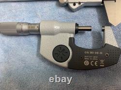 Mitutoyo 293-348-30 & 500-672 Digital Micrometer & Caliper Set