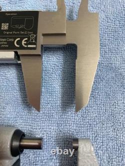 Mitutoyo 293-348-30 & 500-672 Digital Micrometer & Caliper Set