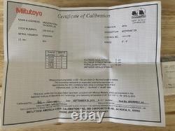 Mitutoyo 293-348-30 Cal 0-1 Inch Digimatic Micrometer with Case Japan NEW