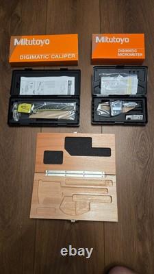 Mitutoyo 293-348-30 Cal Mic, 0 To 1/0 To 25.4Mm, Friction, Nist, Case