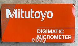 Mitutoyo 293-348-30 Digimatic Micrometer, IP65, 0-1Standard New Free Shipping