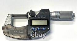 Mitutoyo 293-348-30 Digimatic Outside Micrometer, 0-1/0-25mm. 00005/0.001mm