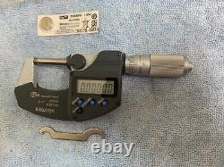 Mitutoyo 293-348-30 Digital Micrometer 0-1