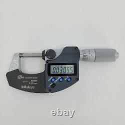 Mitutoyo 293-348-30 Digital Micrometer, Inch/Metric, 0-1