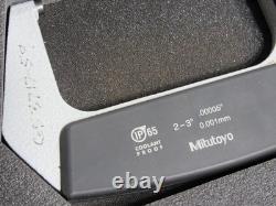 Mitutoyo 293-348-30 IP65 2-3 Outside Digimatic Micrometer Tested