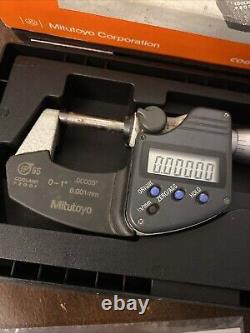 Mitutoyo 293-348 Digimatic Digital Micrometer Coolant Proof IP65