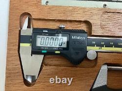 Mitutoyo 293-348 Digital 0- 1 Micrometer and 500-196-20 Digital 6 Caliper Set