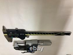 Mitutoyo 293-348 Digital 0- 1 Micrometer and 500-196-20 Digital 6 Caliper Set