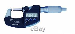 Mitutoyo 293-349-30 Digital Micrometer, 0 to 1/25.4mm Measuring Range, 0-1