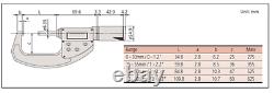 Mitutoyo 293-676 ABSOLUTE Digimatic Micrometer, 0-1.2/0-30.48mm Range. 00005