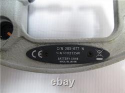 Mitutoyo 293 677N Digital Micrometer Precision Measuring Tool
