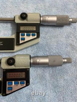 Mitutoyo 293-701, 293-702 digital micrometer 0-1, 1-2
