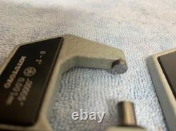 Mitutoyo 293-701, 293-702 digital micrometer 0-1, 1-2