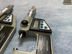 Mitutoyo 293-701, 293-702 digital micrometer 0-1, 1-2