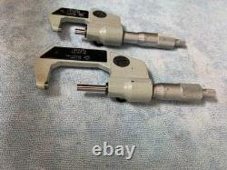Mitutoyo 293-701, 293-702 digital micrometer 0-1, 1-2