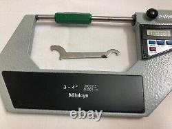 Mitutoyo 293-704 Digital Outside Micrometer 3-4in. 00005