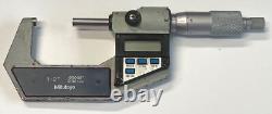 Mitutoyo 293-712 Digimatic Micrometer, 1-2/25-50mm Range. 00005/0.001mm