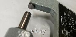 Mitutoyo 293-721-10 0-1 x. 00005 Outside Electronic Micrometer Carbide Tip