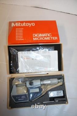 Mitutoyo 293-721-30 1 Inch / 25.4mm Digital Outside Micrometer / SPC Output