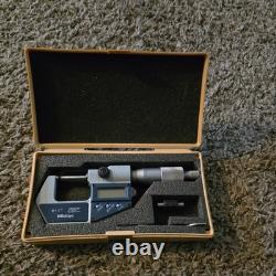 Mitutoyo 293-721-30 1 Inch / 25.4mm Digital Outside Micrometer / SPC Output