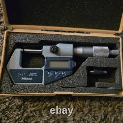 Mitutoyo 293-721-30 1 Inch / 25.4mm Digital Outside Micrometer / SPC Output