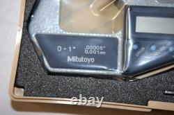 Mitutoyo 293-721-30 1 Inch / 25.4mm Digital Outside Micrometer / SPC Output