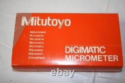 Mitutoyo 293-721-30 1 Inch / 25.4mm Digital Outside Micrometer / SPC Output